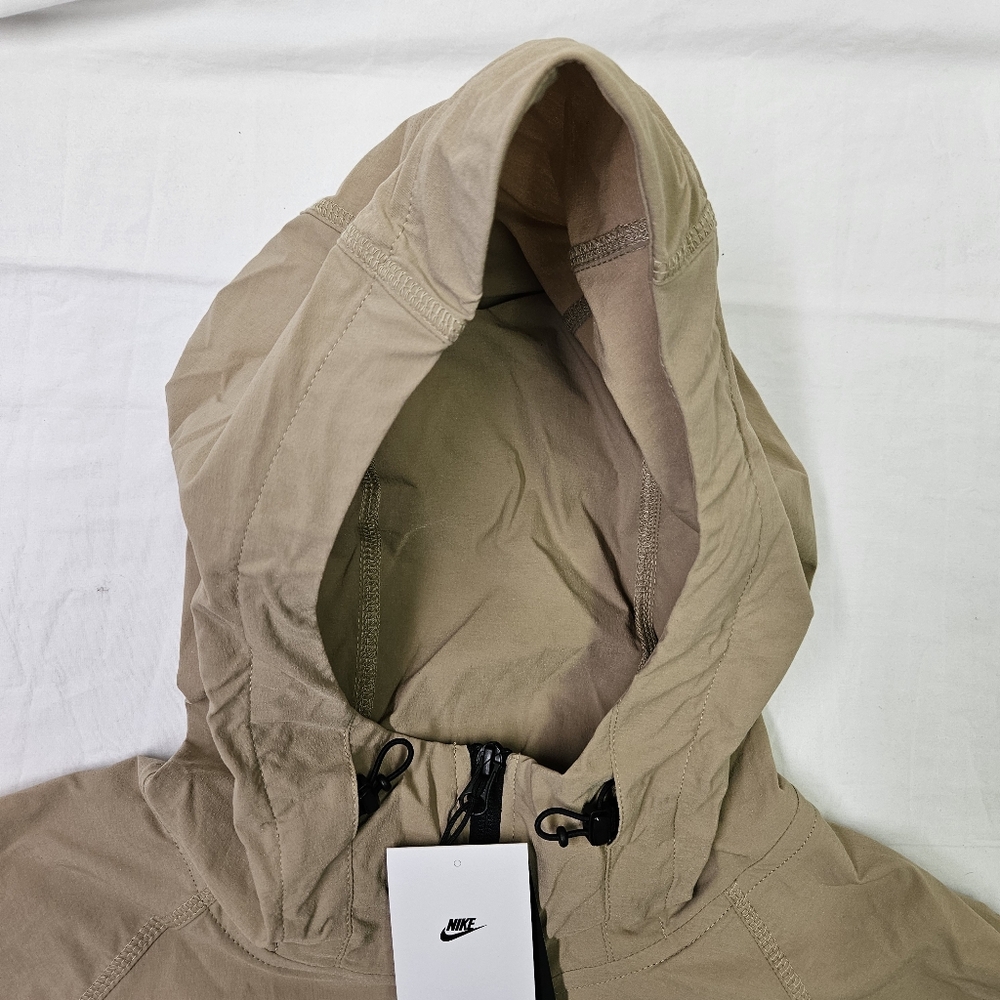 Nike Tech Windrunner Woven Jacket Hoodie Parachute Beige HM7151-297 Men's Size L - Picture 4 of 10
